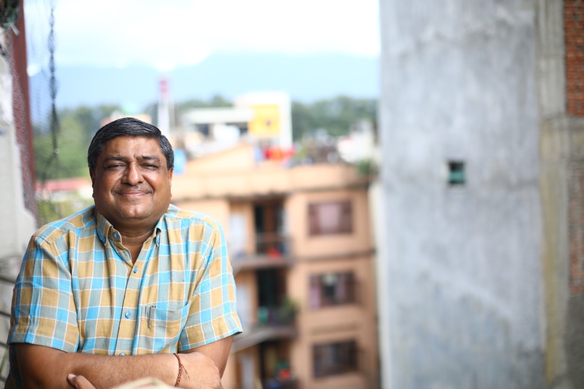 Photo 2 Shyam Goenka Founder of Kantipur by Rabi_Raj_Baral.JPG