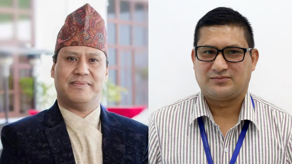 Ravi Manandhar and Madhav Basnet Against Kantipur Publications Labor Rights.png